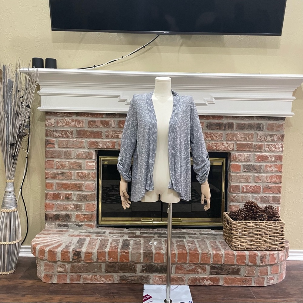Splendid grey marled open cardigan / M / Excellent condition - Picture 6 of 11